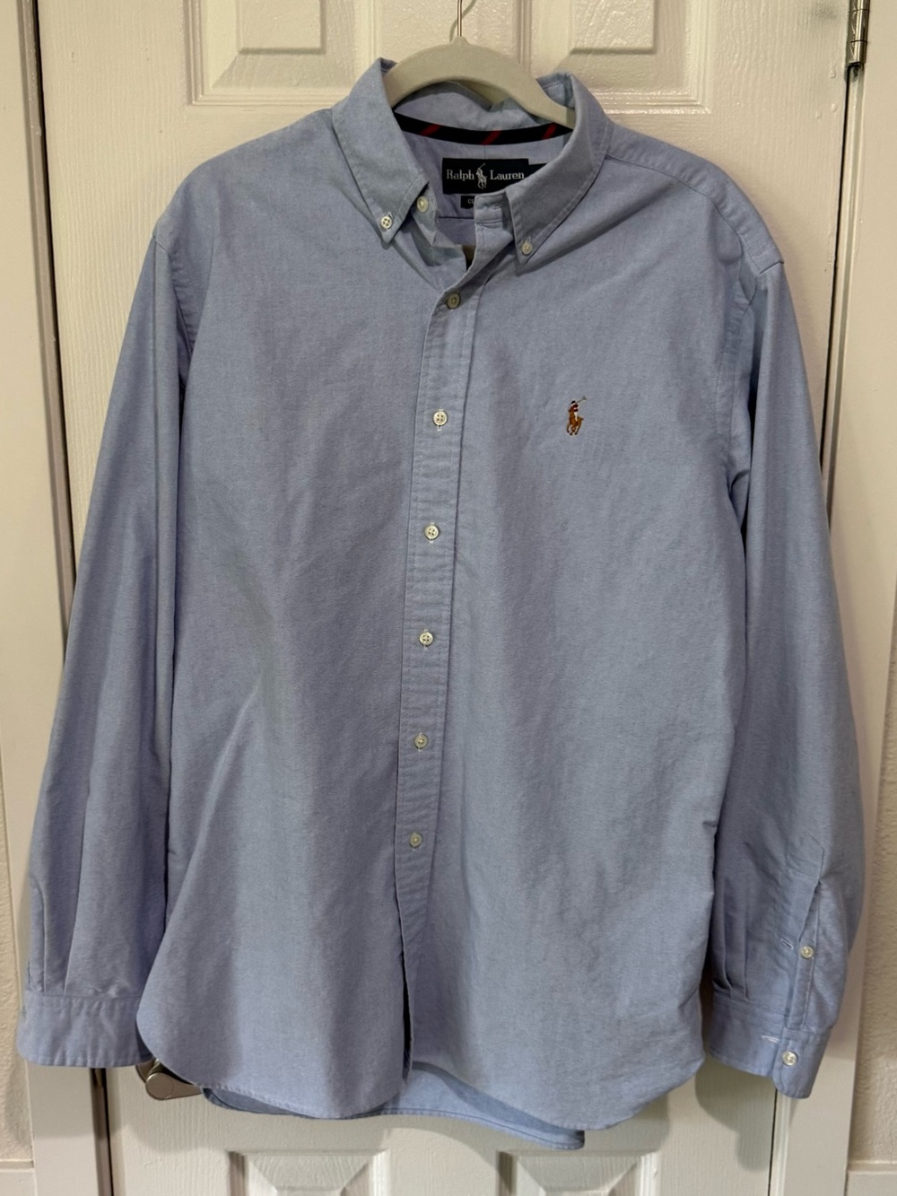 Ralph Lauren Light Blue Button-Down Oxford Shirt